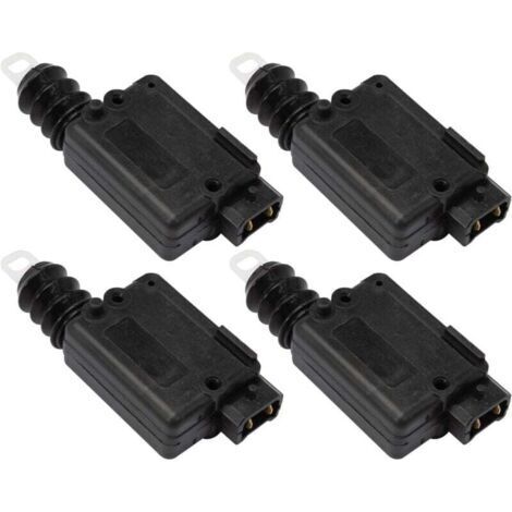 4 × Moteur Centralisation de Porte ou Coffre pour Clio 2 Duster Logan Sandero, Actionneur de Verrouillage Central pour Megane Scénic Trafic Twingo Espace Kangoo Master 2 7701039565 TRIMEC (1/4)