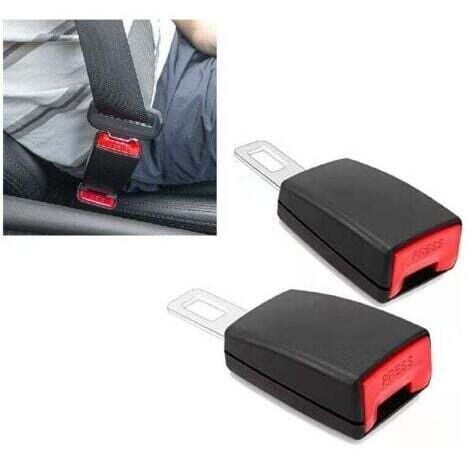 2 pièces boucle de ceinture de sécurité rallonge de ceinture de sécurité sangles de fixation universelles rallonge de ceinture de sécurité pince de siège de voiture ceinture de sécurité de voit,TRIMEC
