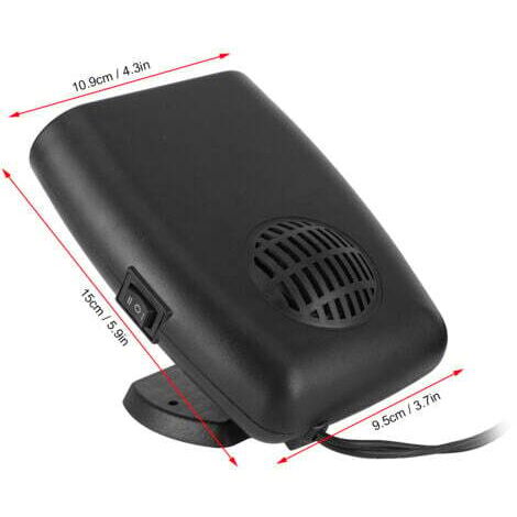 Chauffage De Voiture Portable - Alimentation Par Batterie (type BL18xx) - Silencieux - Pour Voiture, Camping, Atelier, Dortoir - Dimensions ~13x10x11 Cm