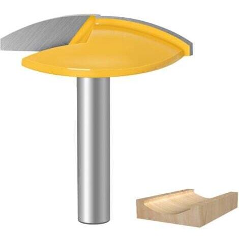 Fraise Defonceuse à Toupie à Tige, Fraise Defonceuse en Métal dur, Tige de 8mm Fraise Défonceuse, pour le Bois Massif et le MDF (1/4)