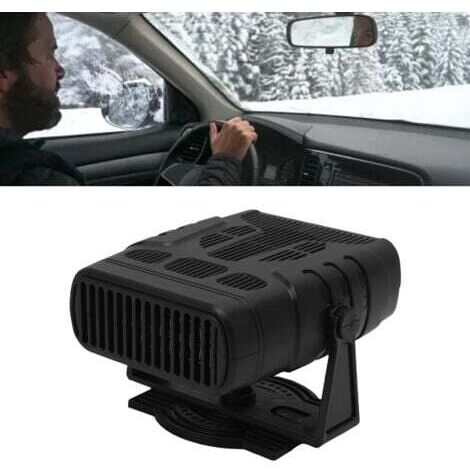 Chauffage de voiture à double usage, 2 Modes de réglage de l'angle, ignifuge, désembueur, dégivreur pour le nettoyage des vitres de pare-brise, 24V, 120W (1/5)