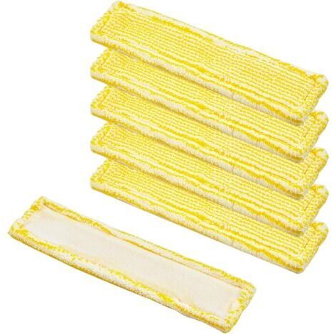 6 Pcs Chiffons de Nettoyage en Microfibre pour Karcher Bonnette Microfibre Lingette pour Lave Vitre Karcher WV2 WV5 Premium pour Nettoyeur Vitre Aspirateur de Fenêtre Accessoires (1/5)