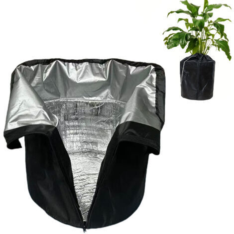 Protections thermiques pour plantes, protection hivernale pour plantes en pot, protection contre le froid, protection contre le gel, sac de protection réutilisable pour plantes en(45 x 50 cm) (1/5)
