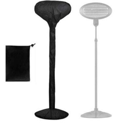 Housse de chauffage électrique entièrement couverte étanche pour jardin, extérieur - Protection universelle contre la poussière, les UV - Avec sac de rangement (noir) (1/5)