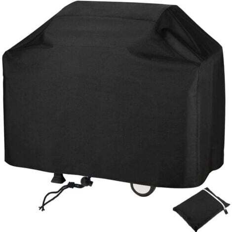 Housse Barbecue, Barbecue Bâche de Protection BBQ, Couverture de Grill Anti-Vent/Anti-UV/Anti-l'eau/Anti-l'Humidité/Antipoussière 210D,80x66x100cm,--TRIMEC (1/5)