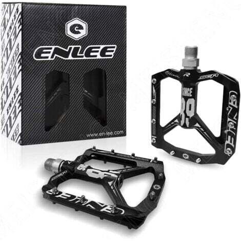 Jeu de 1 paire, pédales MTB, pédales SUFUL, plaques en aluminium CNC, bonne adhérence 9/16" pouces, super léger 3 couches de roulements scellés, adapté à la route BMX MTB équipement de pédales de vélo (1/5)