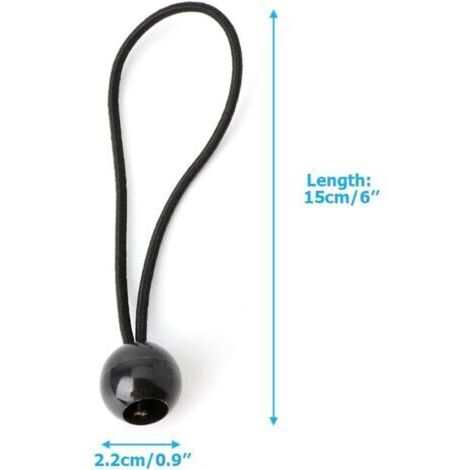 15 Pièces Tendeurs pour Bâche avec Boule, Attaches de Câble, Tendeur Élastique, Tendeur en 15 Pièces Tendeurs pour Bâche avec Boule, Attaches de Câble, Tendeur Élastique, Tendeur en