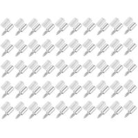 50 Pièces Vis Autotaraudeuses Support,Consoles Pour Etagères,Self-Tapping Screws Cabinet Laminate Support,Utilisé Pour Les Etagères en Verre Etc