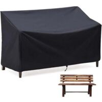 Housse Canape Exterieur, Housse de Banquette 4 Places, pour Salon de Jardin, Balcon, Terrasse, 190x66x89cm