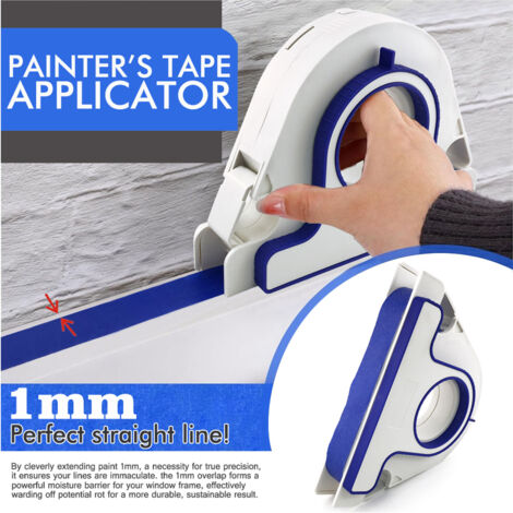 Dispenser per nastro adesivo da 6 pezzi, macchina per mascheratura, dispenser portatile per nastro adesivo per verniciatura, applicatore multiuso per nastro adesivo, rosso