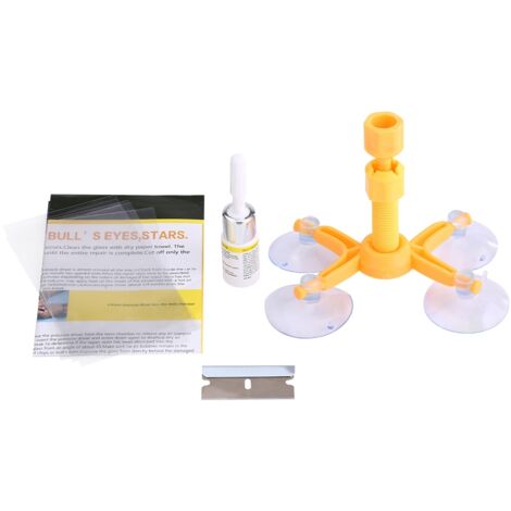 Kit di riparazione parabrezza dalle prestazioni stabili, vetro parabrezza per veicoli.