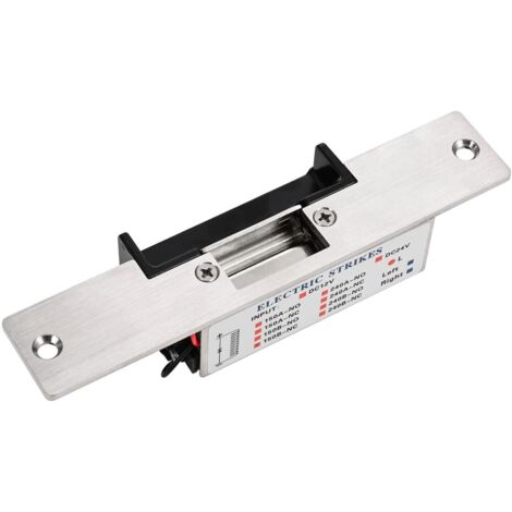 Serratura elettrica per porta NC 12V DC in modalità fail-safe per sistemi di controllo accessi o serrature a cilindro