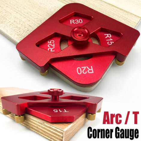 12 Ganci Per Panca Da Falegname In Lega Di Alluminio, Morsetti Per Banchi Da Lavoro Con Foro Da 20 Mm, Accessori Per Pialla E Fresatura, Colore Rosso - 2