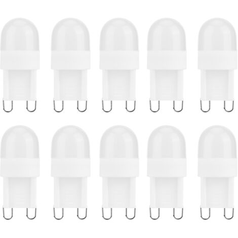 10PCS 1.5W G9 Base LED Lampadine Piccola base BiPin Lampadina per lampadario Illuminazione interna 230V