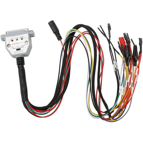 Zoternen Cavo di avvio DB25 con 3 luci a LED e pinout dell'interruttore ECU per SM2 Pro J2534 VCI Lettura e scrittura