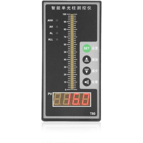 Sensore di livello T80, regolatore di pressione intelligente, display a colonna illuminato, trasmettitore di livello 4-20 mA, mezzo di misura liquido, cooperazione con istruzioni per l'uscita del disp