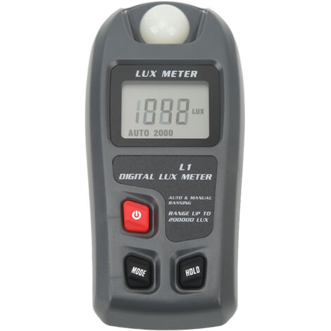 Zoternen Misuratore di luce digitale Tester di illuminamento Luxmetro Illuminometro Display LCD con spegnimento automatico
