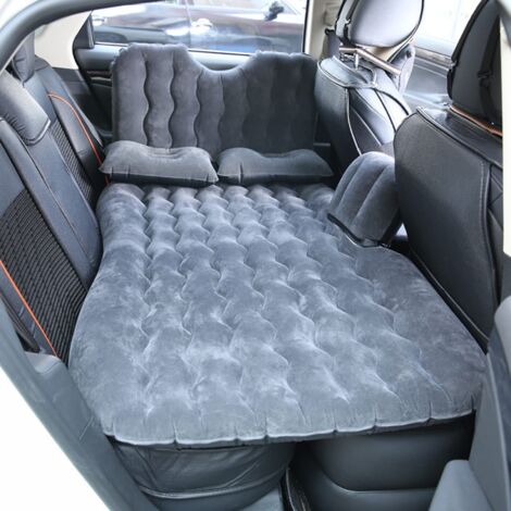 Zoternen Materasso auto Wakects, materasso per bagagliaio auto, materasso gonfiabile per auto, sedile posteriore, con pompa, materasso da viaggio, per riposo, sonno, viaggi in campeggio, nero (1/5)