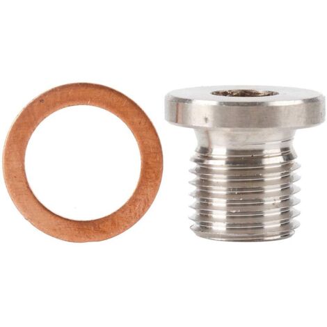 Zoternen M12 1,25 mm Tappo di chiusura per sensore Lambda Ossigeno O2 Moto Accessori per auto