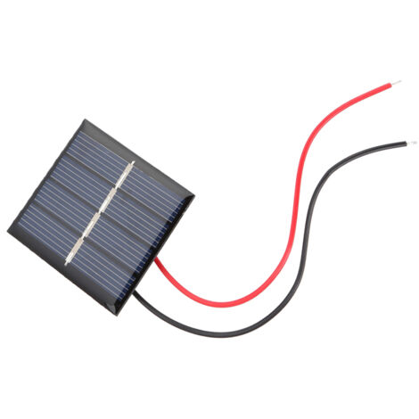 Zoternen Pannello solare fai-da-te, mini pannello caricabatteria a risparmio energetico 0,36 W 2 V 2 pezzi per illuminazione da giardino