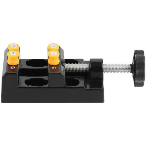Mini morsa da banco, morsetto da tavolo, morsa da banco per gioielli, noce, orologio nucleare, clip per riparazione fai da te, scultura, artigianato, strumento per intaglio, imballaggio riutilizzabile (1/5)