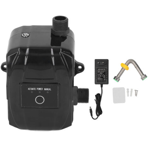 Pompa booster acqua da 180 W, manuale, automatica, magnetica permanente, prevalenza 25 m, 35 l/min, ricircolo silenzioso per doccia domestica