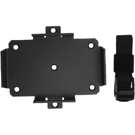 Vassoio portabatterie in alluminio di piccole dimensioni, per montaggio su imbarcazione, con cinghia di fissaggio regolabile, per riporre batterie da 12V 6-15AH e 6V 7-12AH.