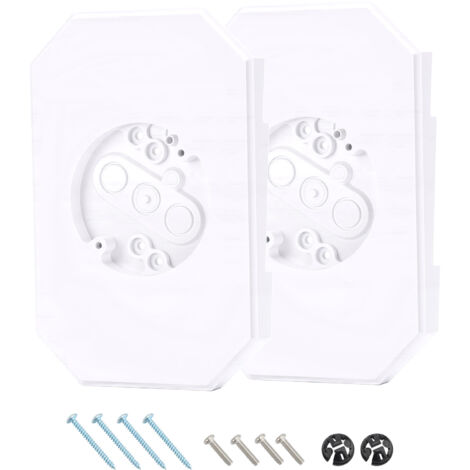 Set di 2 blocchi di montaggio per rivestimento, kit di riparazione per rivestimento con scatola elettrica integrata – Adatto a torri da 1/2", kit di montaggio per illuminazione