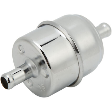 Tubo flessibile in linea per filtro carburante ad alto flusso da 3/8 di pollice, ricambio universale cromato 9746 per Chevy (1/5)