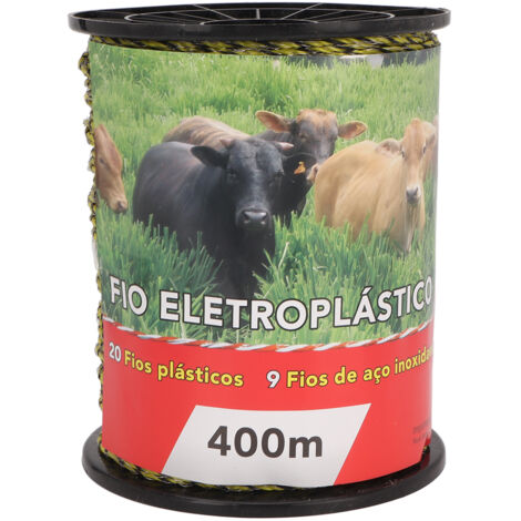 Filo per recinzione elettrica in acciaio inossidabile: leggero, riutilizzabile, ad alta conduttività, ideale per animali domestici.