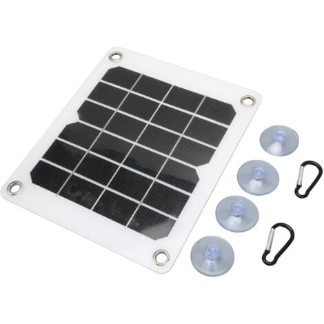 Pannello solare da 5V 20W con uscita USB sicura per auto, barca, camper, telefono