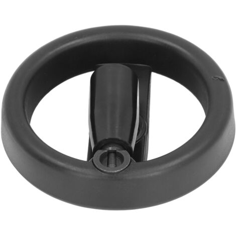 Volantino a 2 razze con impugnatura girevole pieghevole Volante per macchina utensile in plastica per fresatura su tornio 12x100mm