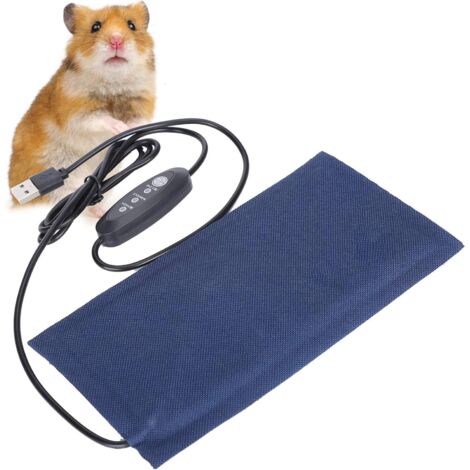 Tappetino riscaldante USB per animali domestici da interno, da posizionare sotto il terrario o sotto il terrario, tappetino riscaldante per rettili (28 x 14 cm)