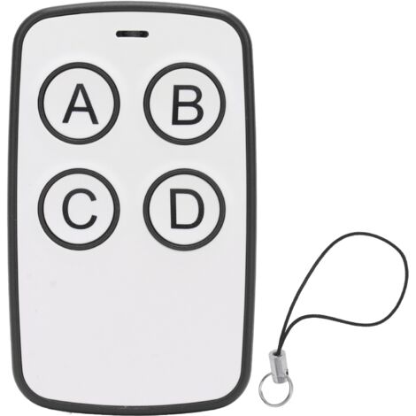 Clonazione Portachiavi Telecomando 4 Tasti 315MHZ Wireless Universale per Cancello Elettrico Garage Ufficio Nero