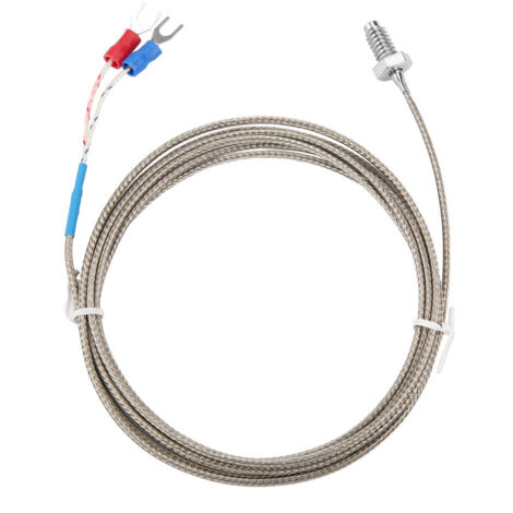 Sonda di misurazione della temperatura con filettatura M6 BSW lunghezza 2 m Cavo termocoppia tipo K