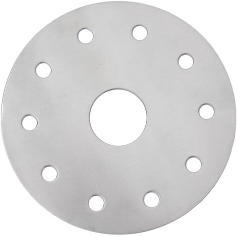 Disco convertitore per piano cottura a induzione in acciaio inossidabile con diffusore di calore per pentole magnetiche in vetro per fornelli a gas Diametro 12,3 cm/4,84 pollici (1/5)