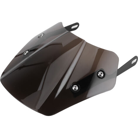 Schermo deflettore vento per parabrezza universale per moto con staffa di montaggio per 5-7 pollici Tawny