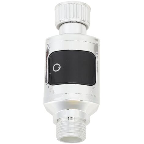 Termometro da doccia Impermeabile in acciaio inossidabile LED Display digitale Monitor della temperatura dell'acqua del rubinetto con dado da 1/2 pollice per vasca da bagno di casa (1/5)