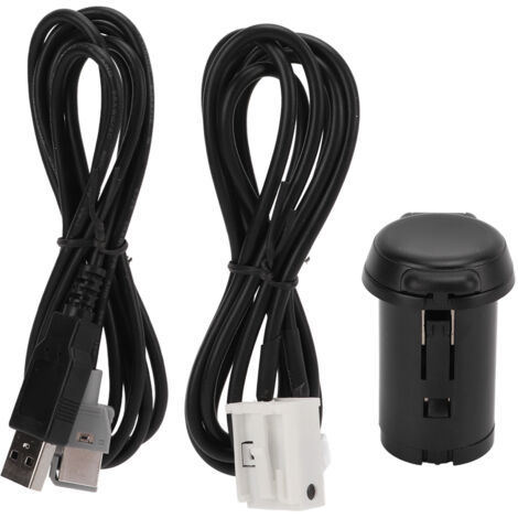 Kit di cavi di collegamento con spina USB adattatore stereo di ricambio per Peugeot 206 207 307