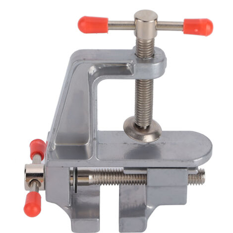 Mini morsa da banco Morsetto da tavolo con apertura a ganascia da 1,1 pollici per molatura fai da te Dettagli Foratura Intaglio (1/5)