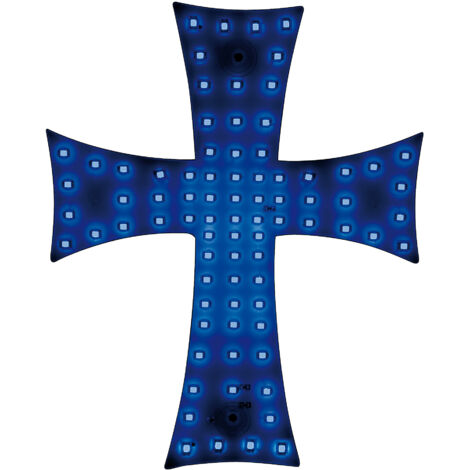 Croce a Led 24V - Blu (1/2)