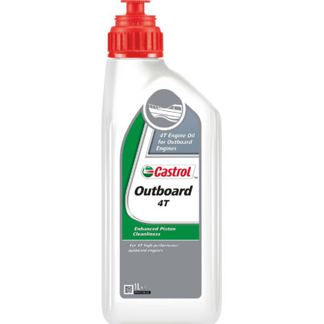 CASTROL Outboard olio lubrificante 10W30 motori marini 4T 1L barche mare (1/2)