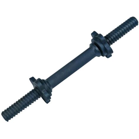 Asta per manubrio in vinile con ghiera per dischi in ghisa - lunghezza 33cm e diametro 25mm