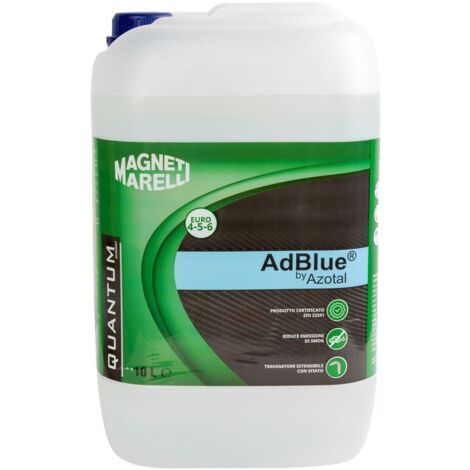 Magneti Marelli Adblue 10 LT additivo con bocchettone flessibile adatto per vetture Euro 4-5-6 certificato ISO 22241