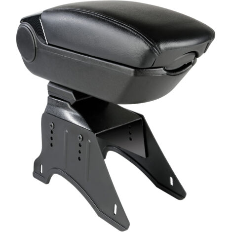 Premium, bracciolo 3 funzioni con doppio sistema di fissaggio e connessione USB, 12V - Carbon-Look