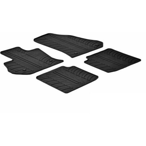 Set tappeti su misura in gomma - compatibile per Fiat 500L (09/1205/17) (1/2)