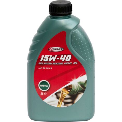 START Olio Lubrificante Motore 15w 40 Diesel Benzina e GPL One Drive Tanica 1 (1/4)