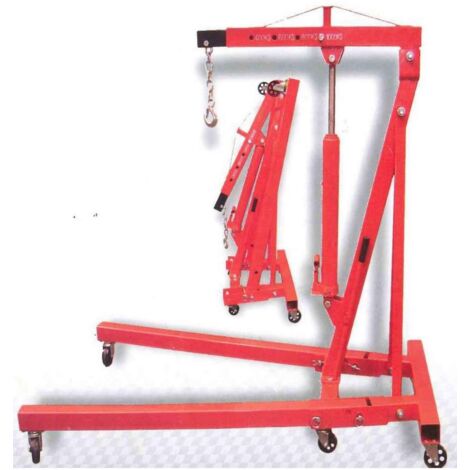 Gru alza motori ripiegabile portata massima 1T 158X106X156 cm