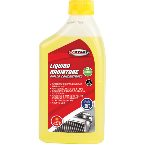 START Protezione completa con liquido radiatore giallo -38 C per motori (1/2)