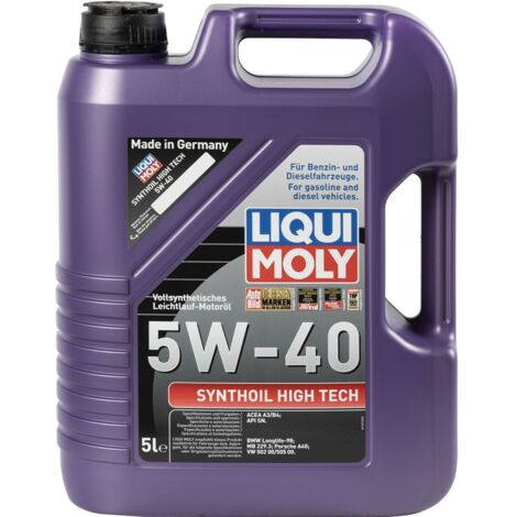 LIQUI MOLY Olio Lubrificante motore Synthoil High Tech 5W-40 5L Accessorio (1/2)
